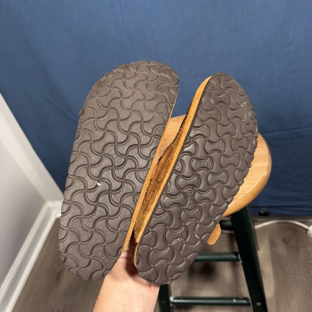 Birkenstock Boston Mink Suede Clogs Soft Bed Sandals Unisex Size EU 38 US L7 M5 - Picture 7 of 7